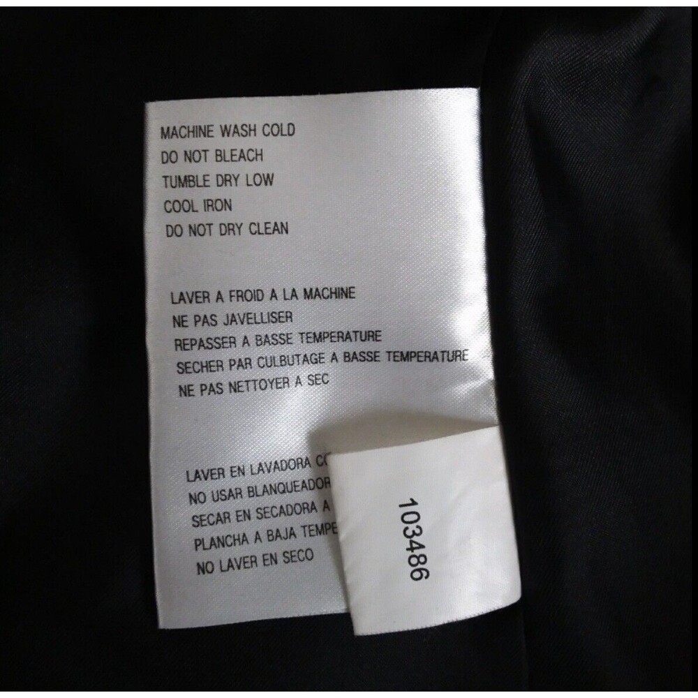 MICHAEL Michael Kors full Zip Long Sleeve Trench Black L - Picture 11 of 12